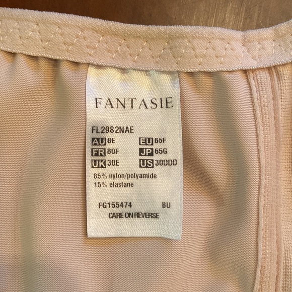 Fantasie Illusion Underwire Side Support Full Coverage Bra in Natural Beige 30E - Picture 5 of 6